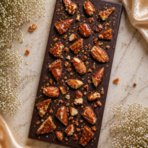 Almond Praline Chocolate Slab