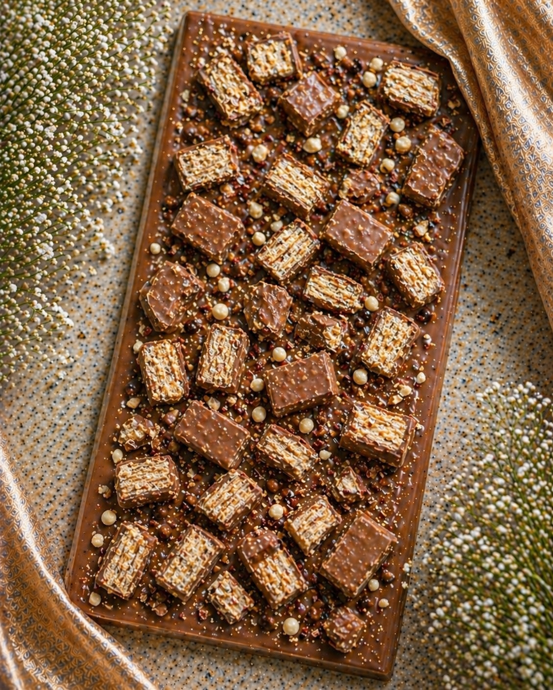 Crunchy Wafer Chocolate Slab