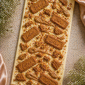 Biscoff White Chocolate Slab